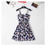 VenusFox Off shoulder ruffle Dot summer Dress beach Boho party sexy dress
