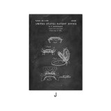 Water Closet Toothpaste Toilet Paper Patent Funny Poster Vintage Canvas Print Wall Art Picture Painting Modern Bathroom Decor