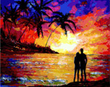 DRAWJOY Framed Home Decor Picture Painting By Numbers Wedding Decor DIY Canvas Oil Painting Wall Art For Living Room Picture