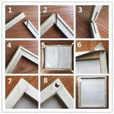 DRAWJOY Framed Pictures Painting By Numbers Home Decor DIY Canvas Oil Painting Wall Art Home Decor For Living Room