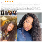 Sapphire Hair Lace Front Human Hair Wigs Brazilian Kinky Curly Human Hair Wig For Black Women 150% Density 13*4 Lace Front Wigs