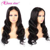Brazilian 4x4 Lace Closure Wig Body Wave Wig Human Hair Wigs Pre-Plucked with Baby Hair Non-Remy Jazz Star Hair 150% Density