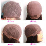 Brazilian 4x4 Lace Closure Wig Body Wave Wig Human Hair Wigs Pre-Plucked with Baby Hair Non-Remy Jazz Star Hair 150% Density