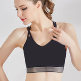 Women Wire Free Sports Bra Sexy Cross Straps Design Women Wire Free Sports Bra Sexy Cross Straps Design