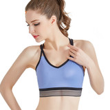 Women Wire Free Sports Bra Sexy Cross Straps Design Women Wire Free Sports Bra Sexy Cross Straps Design