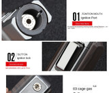 Fix Fire Jet Butane Torch Turbo Lighter - Windproof Lighter