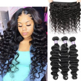 Loose Deep Wave Hair Bundles Extensions