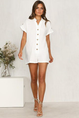 Serenity Button Rompers