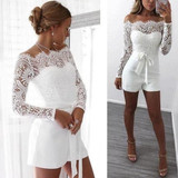Sweet Off Shoulder Jumpsuit