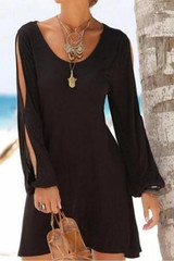 Casual Hollow Out Dress