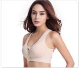 Front Zipper Sports Underwear Shockproof Running Fitness Sports Vest Yoga Bra for Workout | FajasShapewear.com