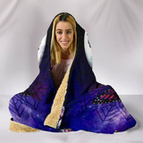 Butterfly Girl Hooded Blanket