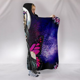 Butterfly Girl Hooded Blanket