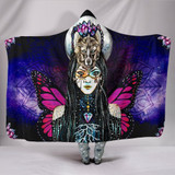 Butterfly Girl Hooded Blanket