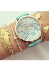 Leaf Knot Bracelet Set