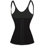 Women's Vest Style Adjustable Shoulder Straps Latex Underbust Corset Waist Trainer Cincher Body Shaper Shapewear Women's Vest Style Adjustable Shoulder Straps Latex Underbust Corset Waist Trainer Cincher Body Shaper Shapewear