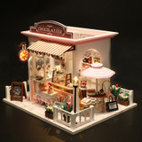 Cutebee Doll House Furniture Miniature Dollhouse DIY Miniature House Room Box Theatre Toys for Children stickers DIY Dollhouse K