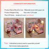 Doll House Furniture Miniature Dollhouse DIY Miniature House Room Box Theatre Toys for Children DIY Dollhouse