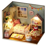 Furniture Miniatura Diy Doll Houses Miniature Dollhouse Wooden Toys For Children Grownups Birthday Gift