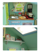 DIY Doll House Wooden Doll Houses Miniature dollhouse Furniture Kit Toys for Children Gift  Time travel