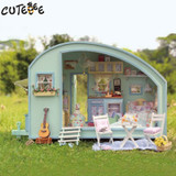 DIY Doll House Wooden Doll Houses Miniature dollhouse Furniture Kit Toys for Children Gift  Time travel