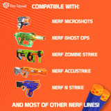 Ray Squad Waffle Darts 100-Pieces Set, Ultimate Nerf Foam Toy Darts, Premium Refill Bullets for N-Strike Guns, Universal Mega Pack, Firm and Safe Nerf Accessories Amazing Precision Control
