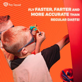 Ray Squad Waffle Darts 100-Pieces Set, Ultimate Nerf Foam Toy Darts, Premium Refill Bullets for N-Strike Guns, Universal Mega Pack, Firm and Safe Nerf Accessories Amazing Precision Control