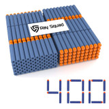 Ray Squad Soft Darts for Nerf N-Strike Elite Series Blasters, 400-Pieces (400 Darts, Blue) by