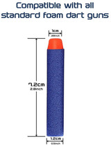 200 Darts Nerf N-Strike Elite Series Blasters Guns, 200 Bullets (200 Dart, Blue) by Ray Squad