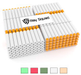 Ray Squad Glow In The Dark, Ultimate Nerf Foam Toy Darts, Premium Refill Bullets For N-Strike Guns, Universal Mega Pack, Firm and Safe Nerf Accessories Amazing Precision Control, 300 Piece