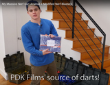 300 Pack Blue Nerf Compatible Darts