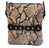 Python Snake Skin Cross-body Handbag