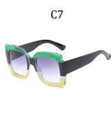 HTB Square Luxury Sunglasses Oversize
