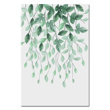 Plant Canvas Print Set - Watercolor Wall Art (Unframed)