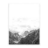 Mountain Quote Canvas Prints - Nordic Wall Art (Unframed)