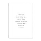 Mountain Quote Canvas Prints - Nordic Wall Art (Unframed)