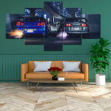 5 piece GTR R34 VS Supra vehicle home decor