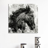 Abstract Horse Head Decorative Living Room No Frame