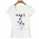 Vintage Paris winter street fashion girl T-Shirt Summer
