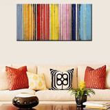 Drawing knife oil painting, abstract on canvas 100% handmade