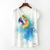 Cute Cat Summer Novelty Women T Shirt