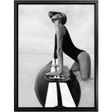 Fashion Black and White Poster Surf Canvas Painting Vogue Posters