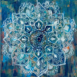 Abstract Mandala Flower Wall Art