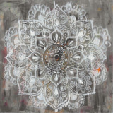 Abstract Mandala Flower Wall Art