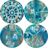 Abstract Mandala Flower Wall Art