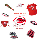 Cincinnati REDS  MLB Baseball Bat Squeaker Toy