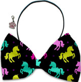 Mermaids & Unicorns  - Fun Party Themed Bowtie 2-Pack set with Charm Accessory for Dogs or Cats
