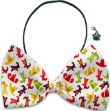 Cowboy Hats & Sombreros  - Fun Party Themed Bowtie 2-Pack set with Charm Accessory for Dogs or Cats