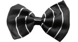 Super Fun & Festive Bow Tie for Small Dogs in Classic B/W Pinstripe