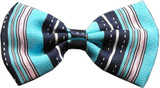 Super Fun & Festive Bow Tie for Small Dogs in Dog's Night Out Blue